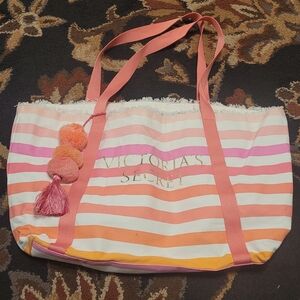 *LAST DAY*  Victoria's Secret Multicolor Striped Tote